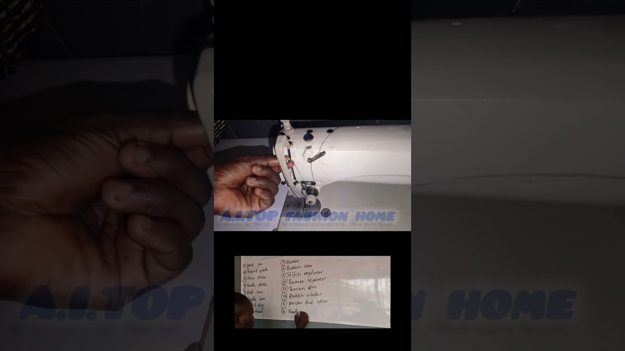 Sewing machine parts.