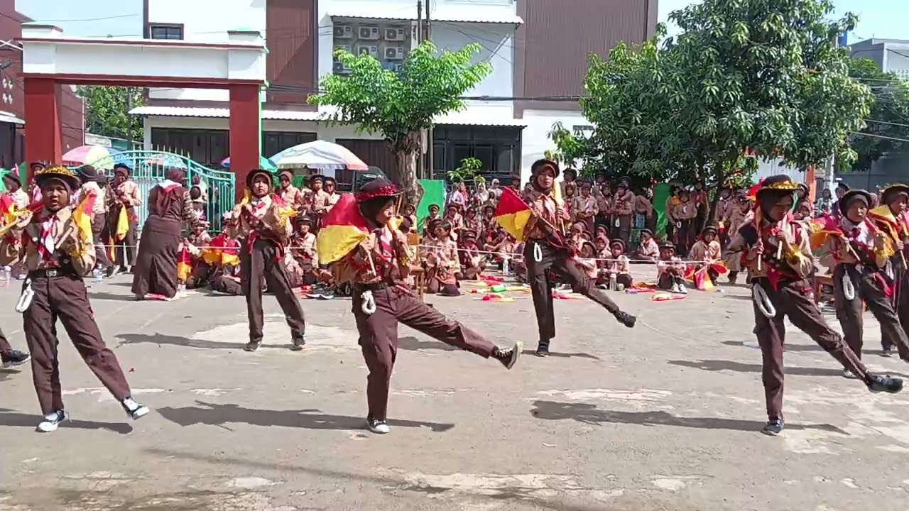 Lomba Pentas Seni Pramuka || Regu Tulip ||SDN Kampung Bambu 1