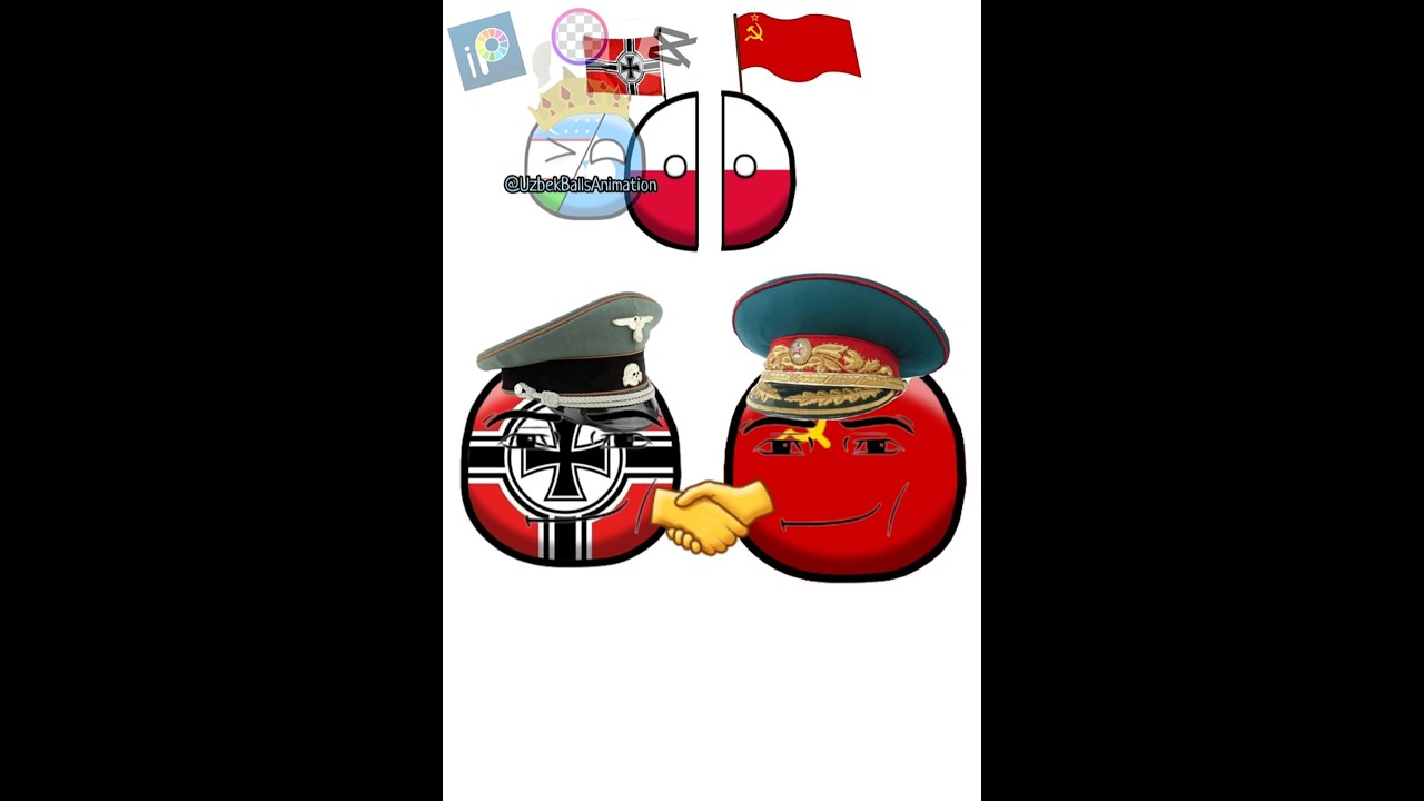 WW2 1-часть #countryballs #ww2 #animation #history #coutryballs #historia #humor #polandball #капкут