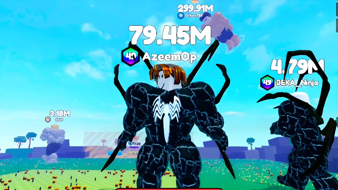 EAT PIZZA TO GROW BECOME GIGACHAD WITH 79.45M POINTS IN ROBLOX