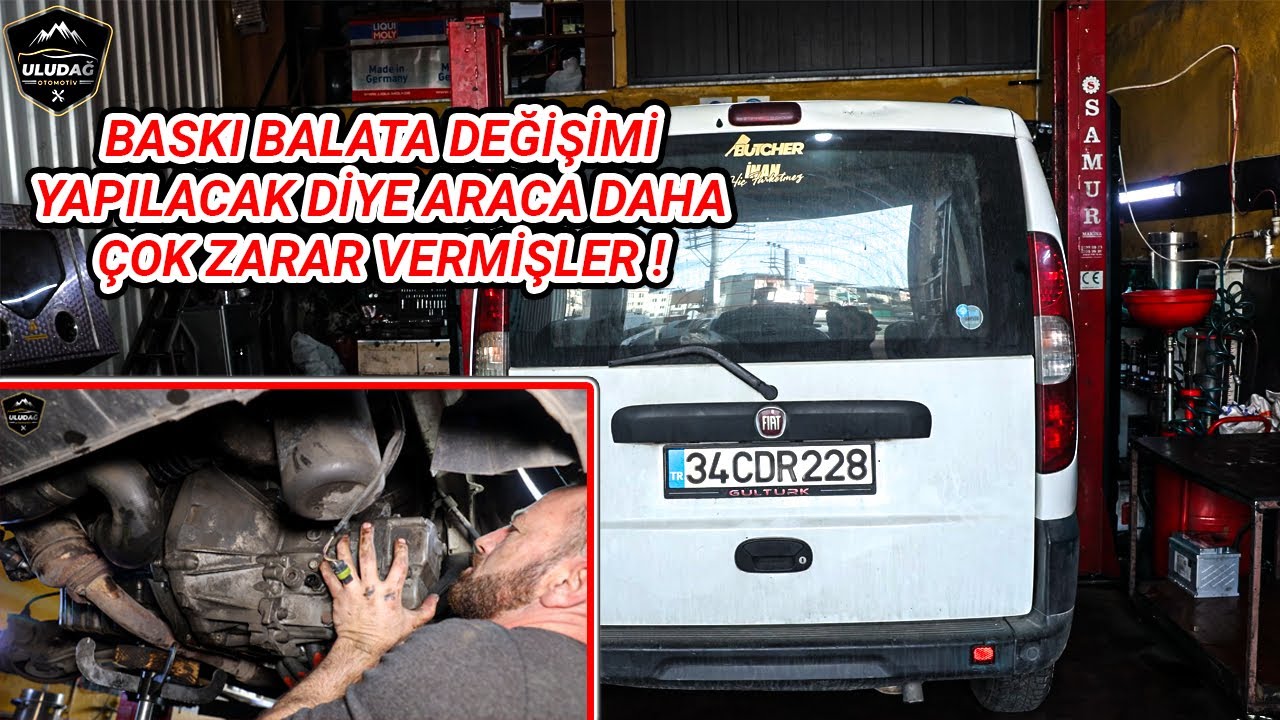 BÖYLE İŞÇİLİK OLMAZ BASKI BALATAYI YANLIŞ TAKMIŞLAR GÖRÜNTÜ ŞOK ETTİ! (Fiat Doblo 1.9 Motor)