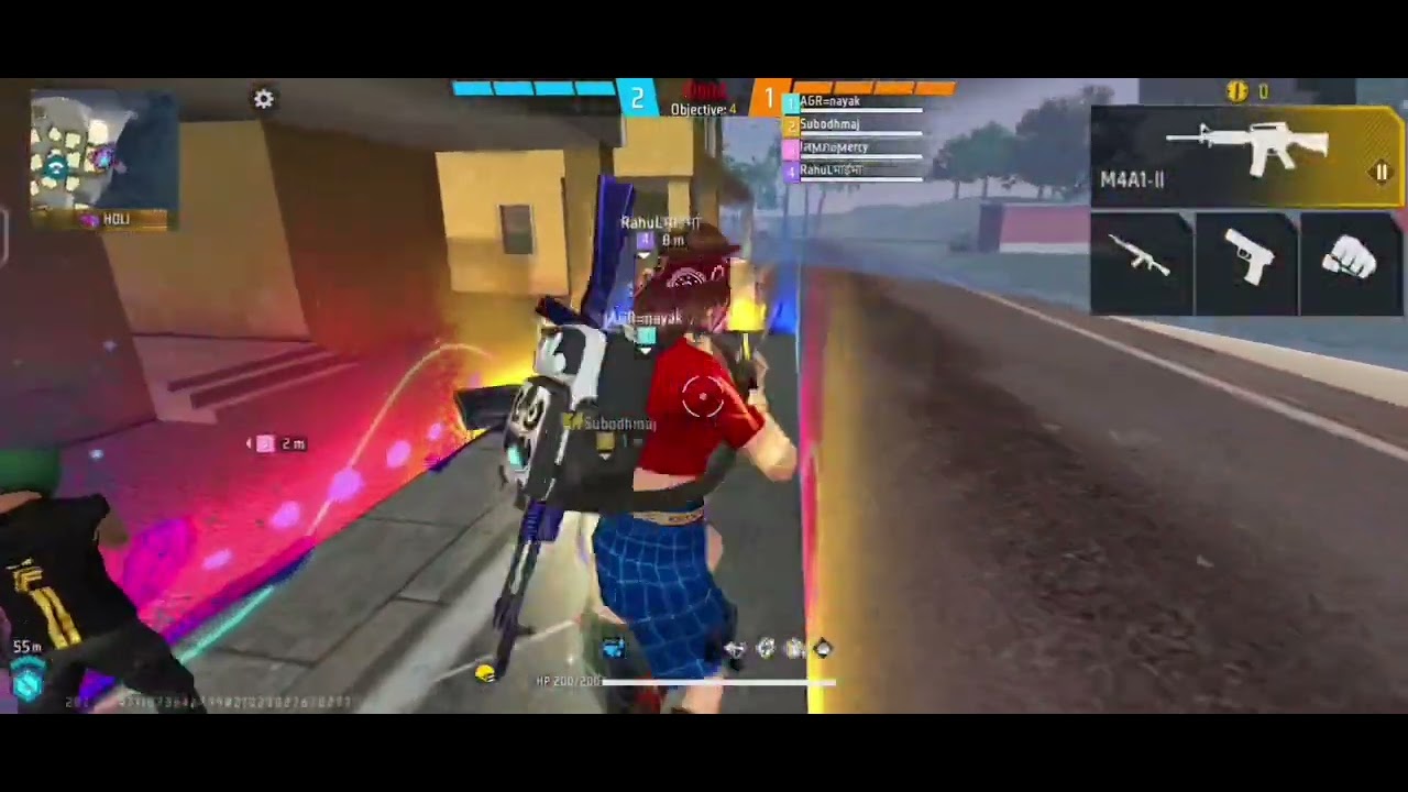 Like and share free fire player 