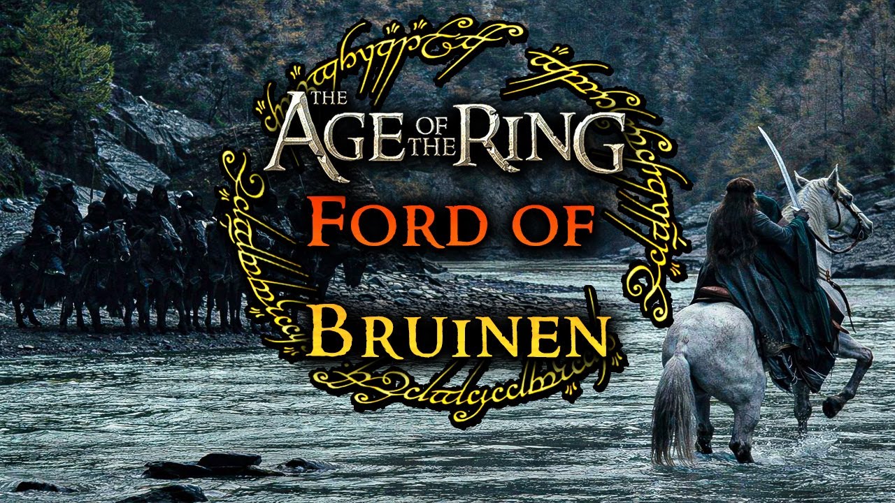 Lord of the Rings: Flight to the Ford - Nazgul Chase Arwen | BFME2 AOTR Mod (4K UHD)