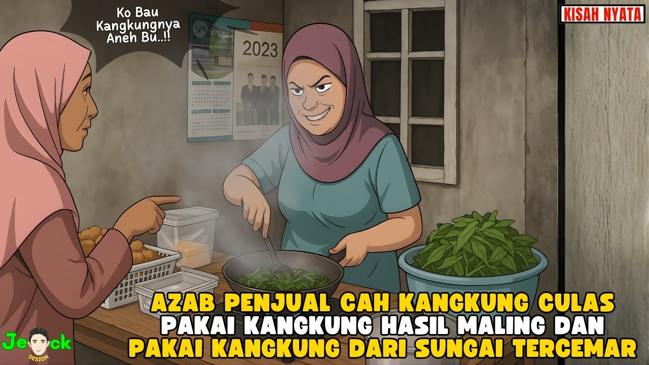 AZAB PENJUAL CAH KANGKUNG PAKAI KANGKUNG HASIL MALING & KANGKUNG DARI SUNGAI TERCEMAR|| ANIMASI AZAB