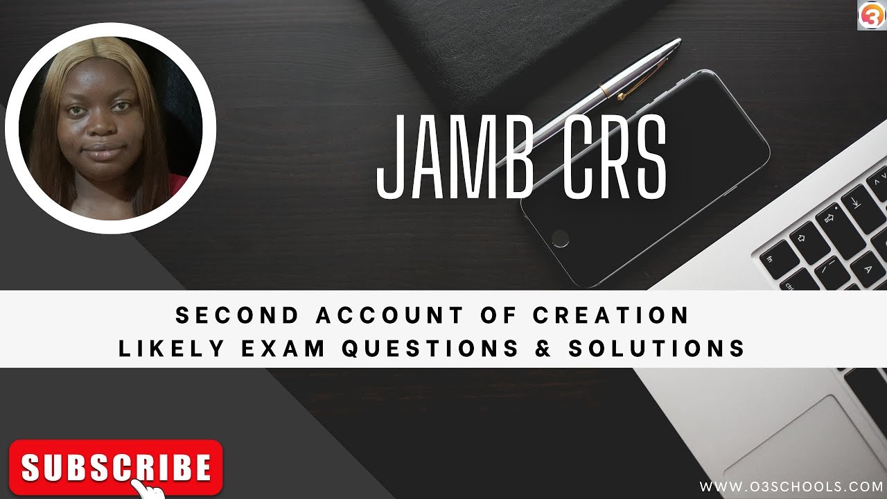JAMB CRS 2026 EP 5 - Second Account of Creation + Likely Exam Questions