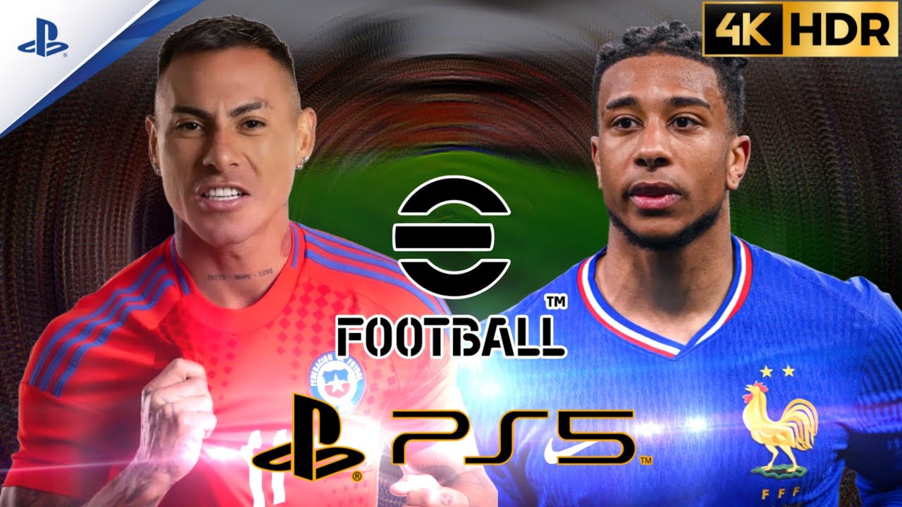 Chile vs. Francia | eFootball 2026, Gameplay PS5 4K HDR 60 FPS