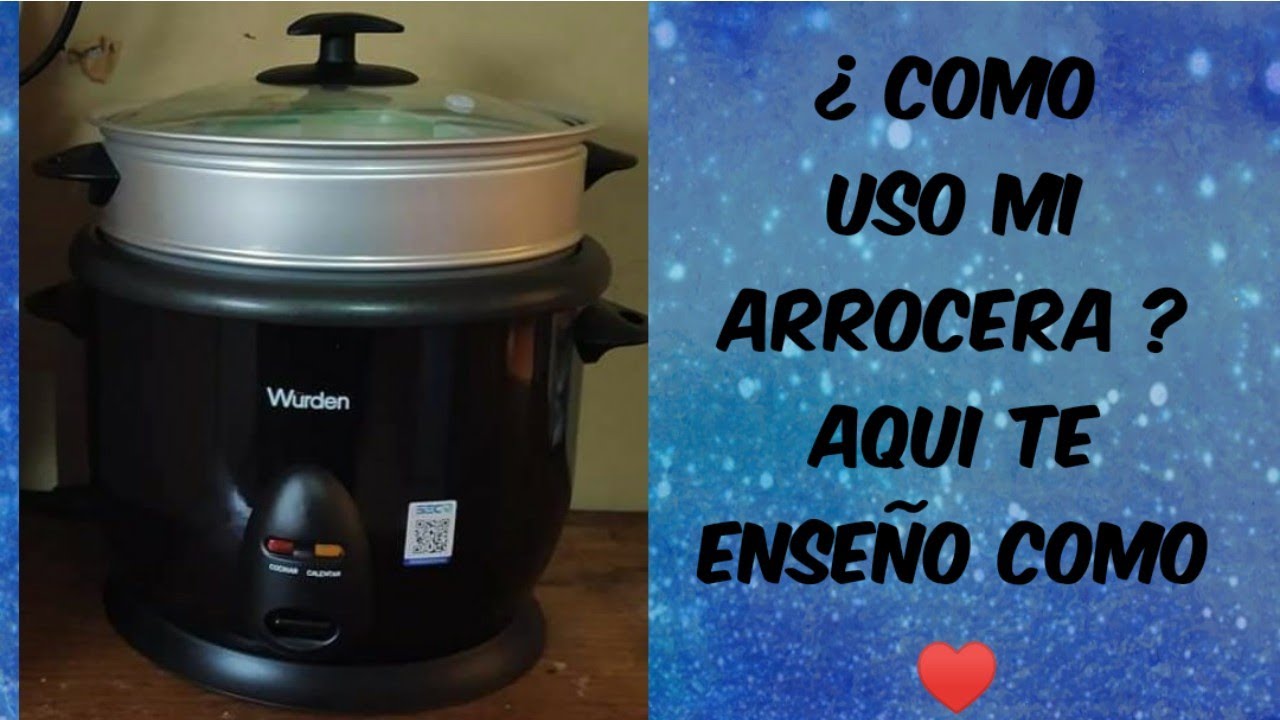 Como usar la arrocera WUDEN (sirve igual para otras arroceras)