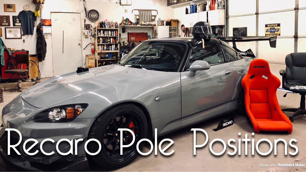 Honda S2000 Recaro Pole Position & PCI Slider Rails Review and Install! | Road to Hallett EP.4
