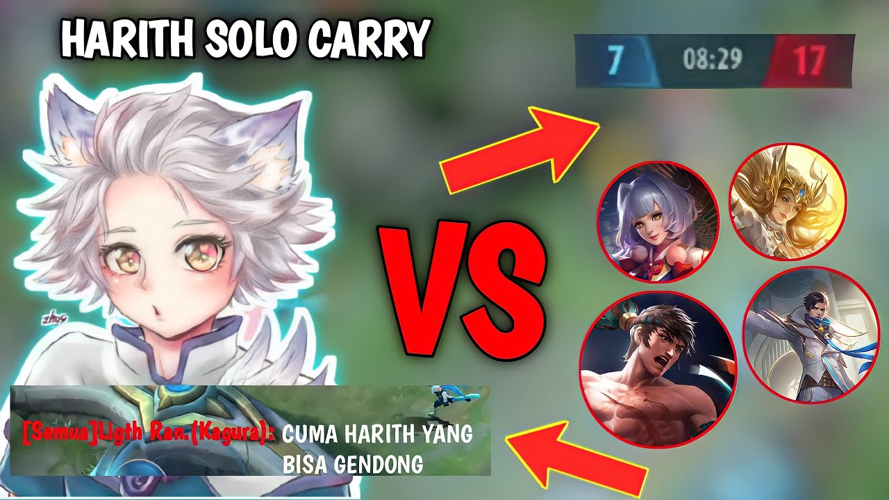 TUTORIAL HARITH OFFLANE MODE HARITH EVOS CLOVER MELAWAN HERO OVERPOWER SEASON 20 - MOBILE LEGENDS