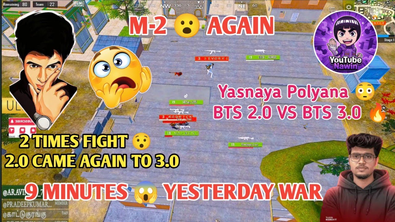 Yasanaya Na BTS 3.0 VA 🔥 Again 2.0 VS 3.0 THRILLER 😳 8 MINUTES SAME PLACE #bgmilive #madan #TN49YT 