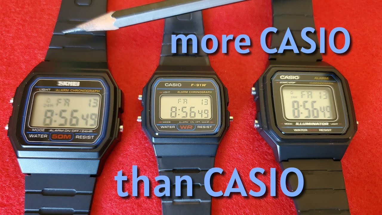 More Casio than Casio: The W217H vs the Skmei 2042 