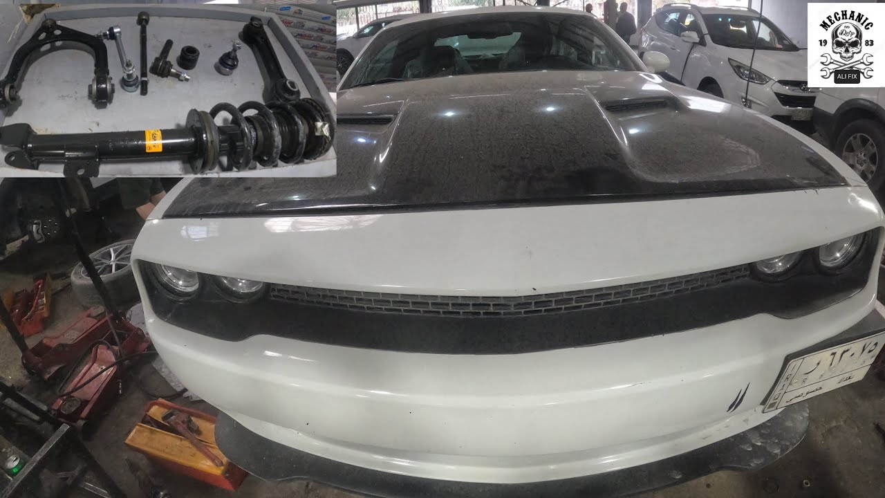Install a completely new front  suspension system dodge challenger