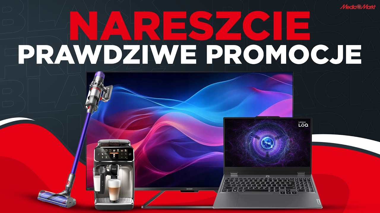 Tydzień BLACK FRIDAY. Prawdziwe promocje: TV 144 Hz , Laptop do gier i Dyson