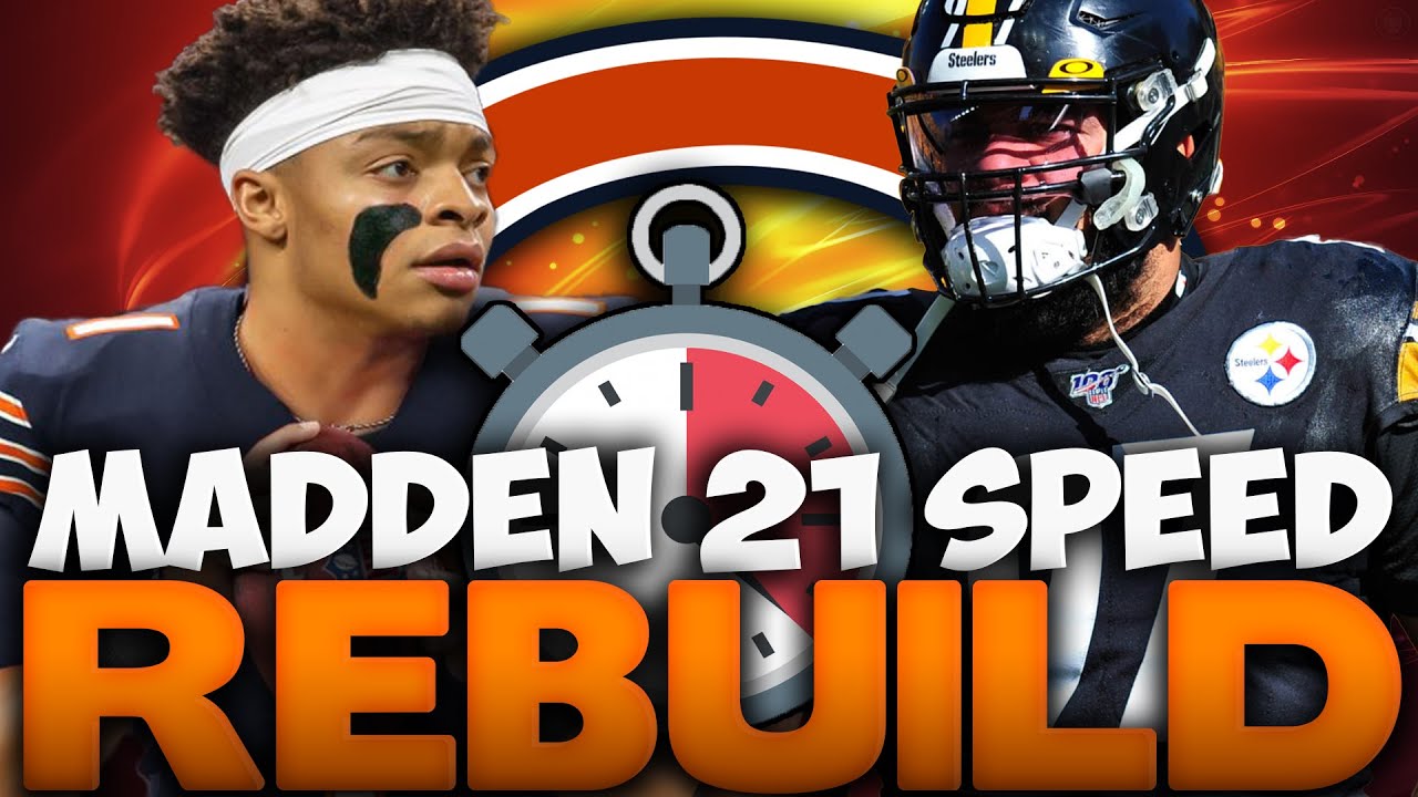 Chicago Bears Speed Rebuild! Justin Fields Gets More Speed! Madden 21 Rebuild