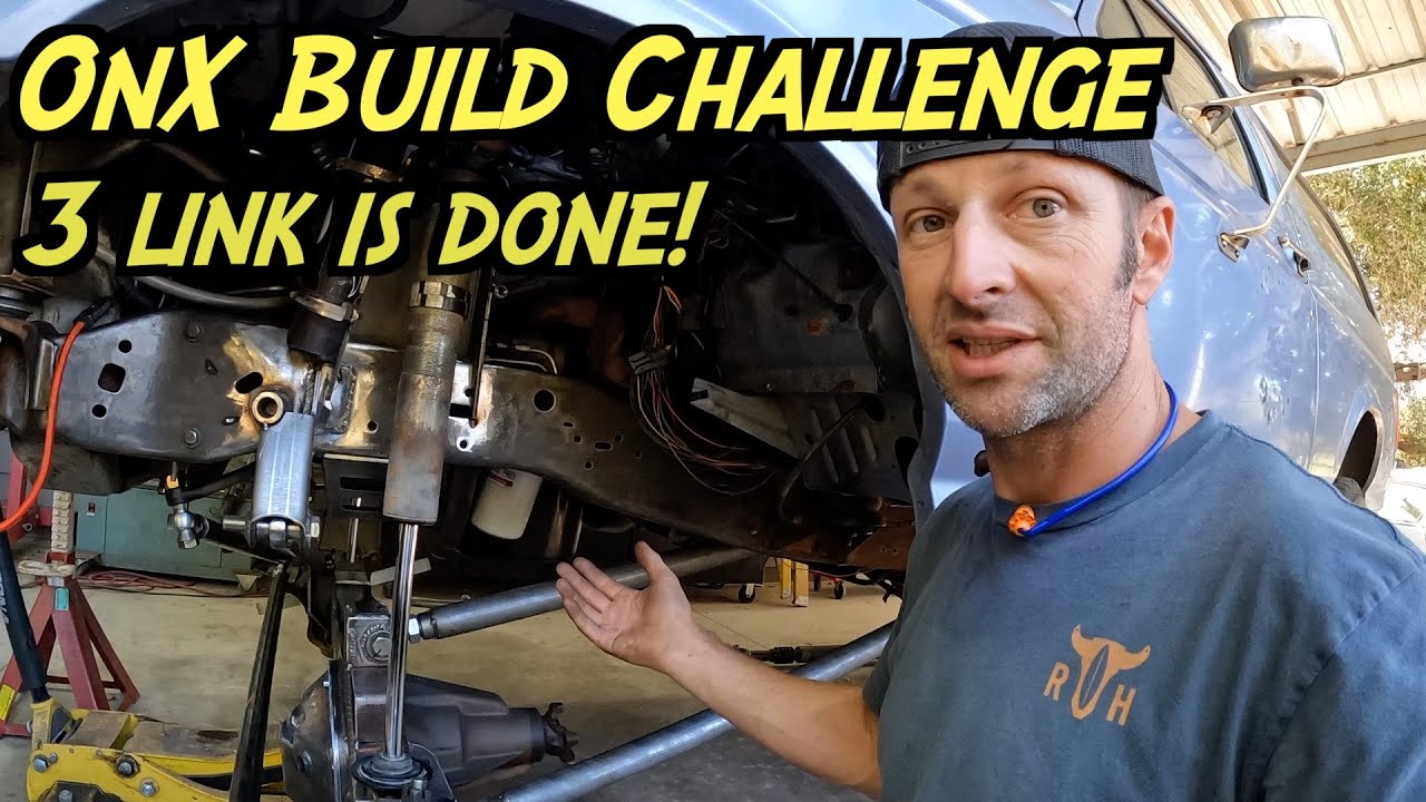 OnX Off Road Build Challenge!  Wildcard Winner, 7.3 Bronco!  3 link suspension done!
