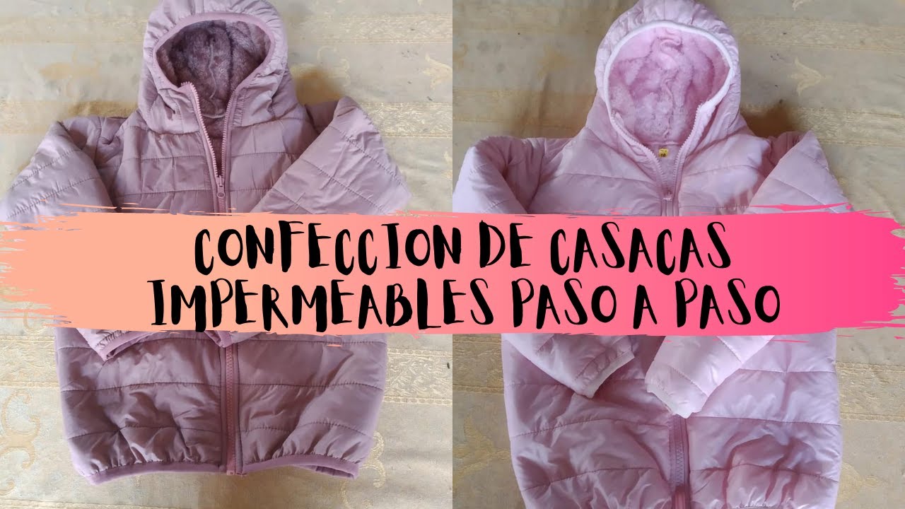 CONFECCIÓN DE CASACA PARA NIÑA PASO A PASO 1ra parte