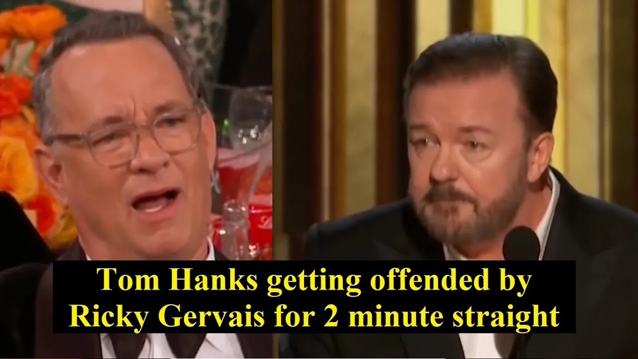 Ricky Gervais comedy - Tom Hanks getting offended