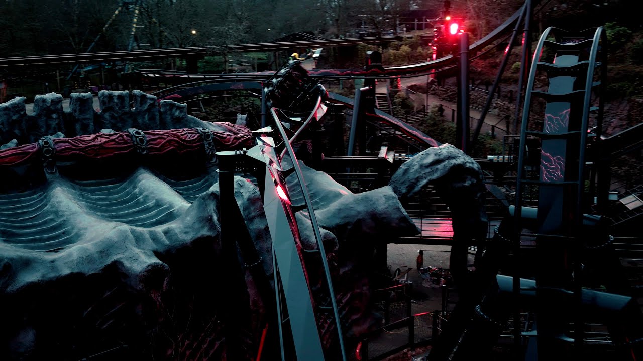 Nemesis Reborn Drone Footage - Alton Towers Resort