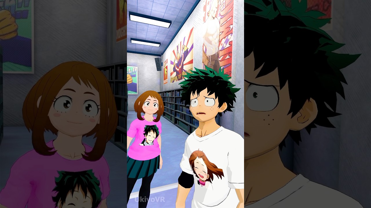 When someone hates the canon anime ship #mha #myheroacademia #deku #uraraka #vrchat #anime