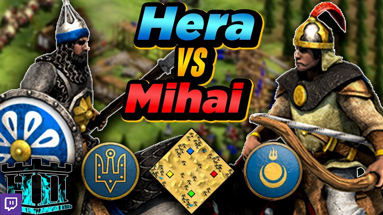 Slavs vs Mongols | 1v1 Arabia | vs Mihai | AoE2