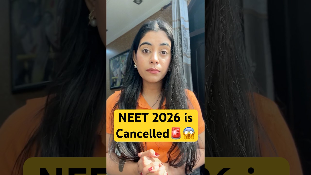 NEET UG 2026 Exam Cancelled 🚨 #neet2026