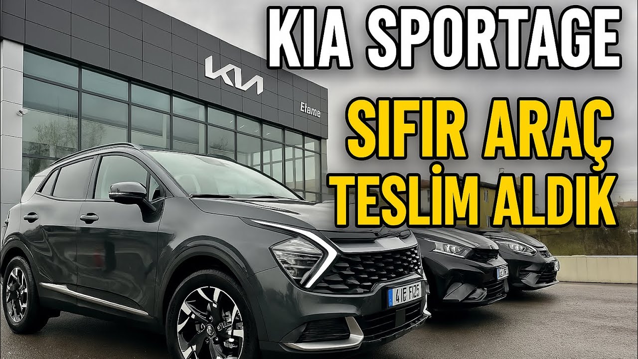 0 KM KIA SPORTAGE ALDIK! | TESLİMAT AŞAMALARI | TEST SÜRÜŞÜ |DETAYLI İNCELEME Sportage 1.6 4X2 DCT