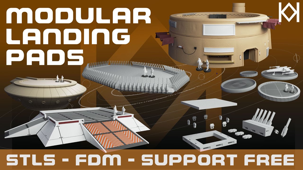 It's finally here - Sci Fi Modular Landing Pads Kickstarter
