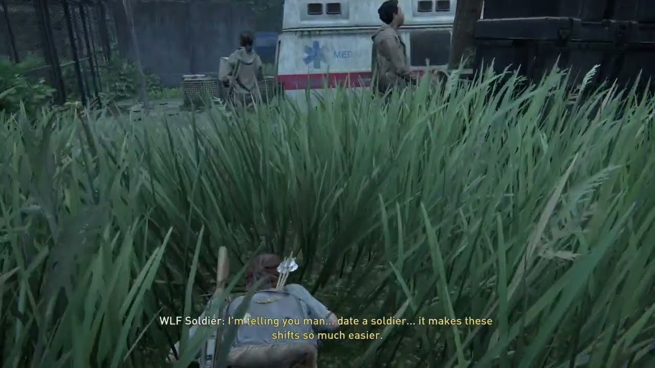 The Last of Us Part 2 Grounded - Ellie Hospital Entry: full stealth/ pacifist strat.