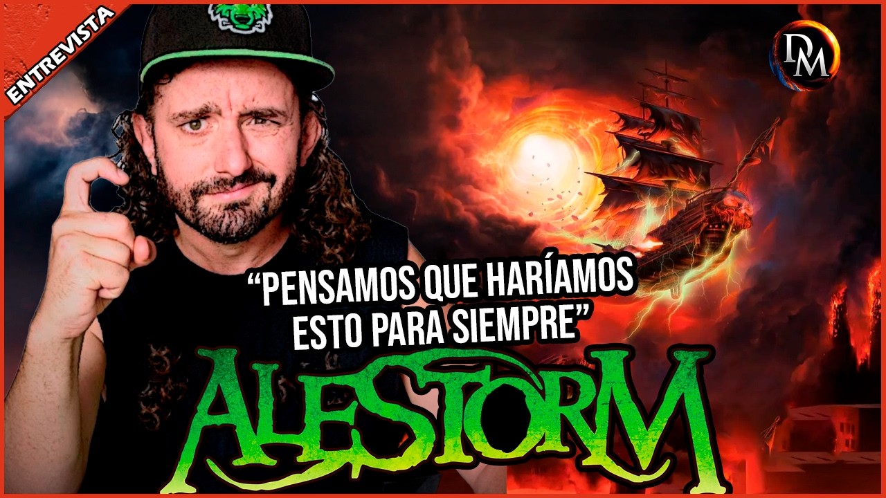 ALESTORM y el desafío del humor en el metal ☠️ 🤪 Entrevista con Christopher Bowes