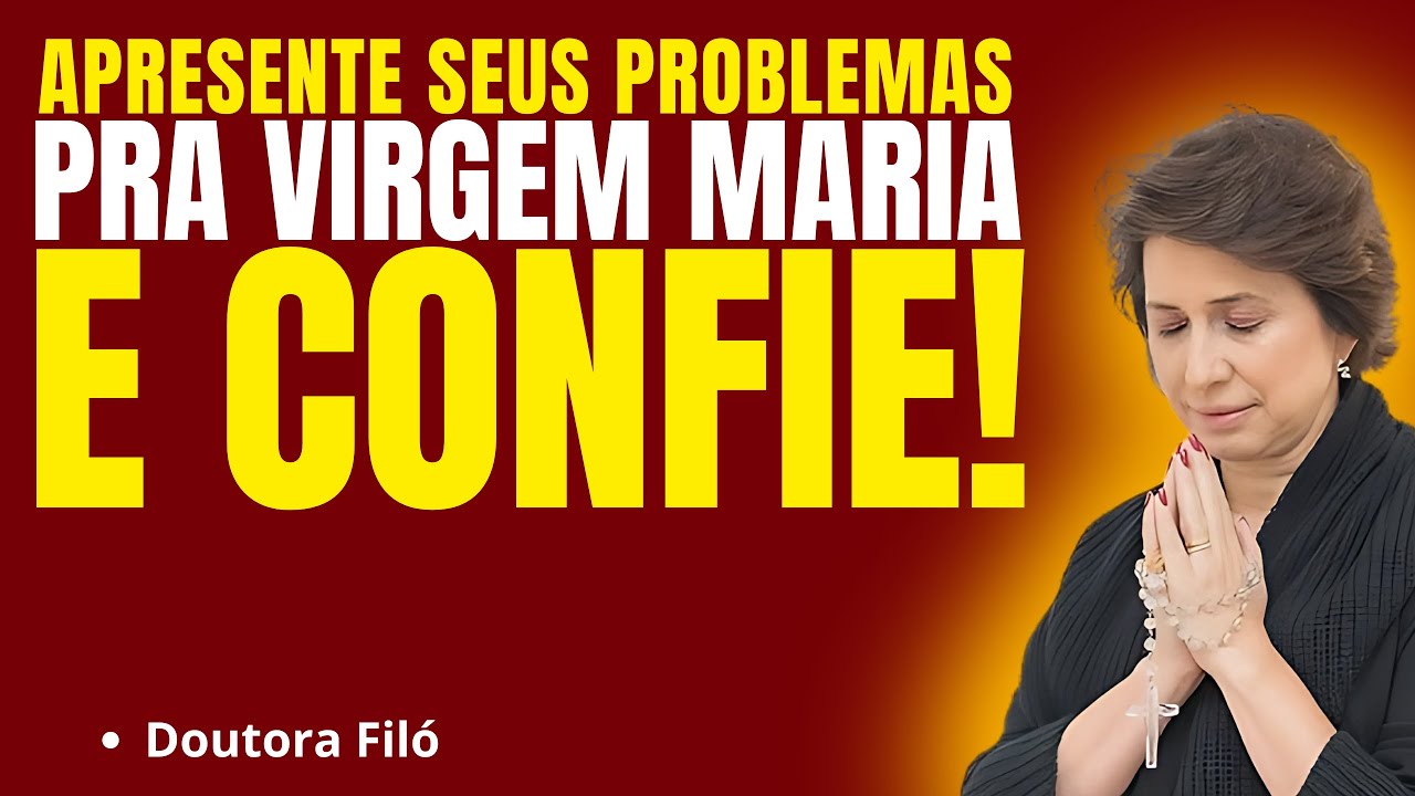 APRESENTE OS SEUS PROBLEMAS E CONFIE! | Pregação Doutora Filó✨🙏