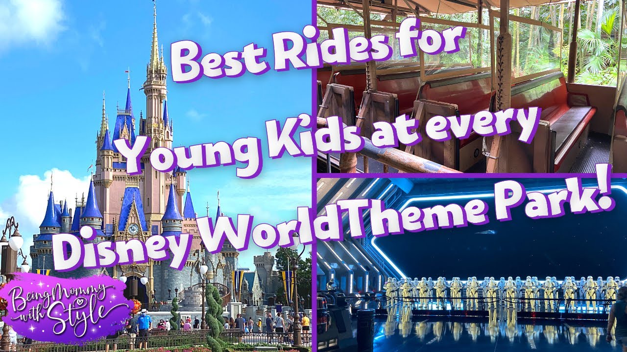 4 лучших АТТРАКЦИОНА для маленьких детей в каждом тематическом парке Disney World и советы, КАК н...