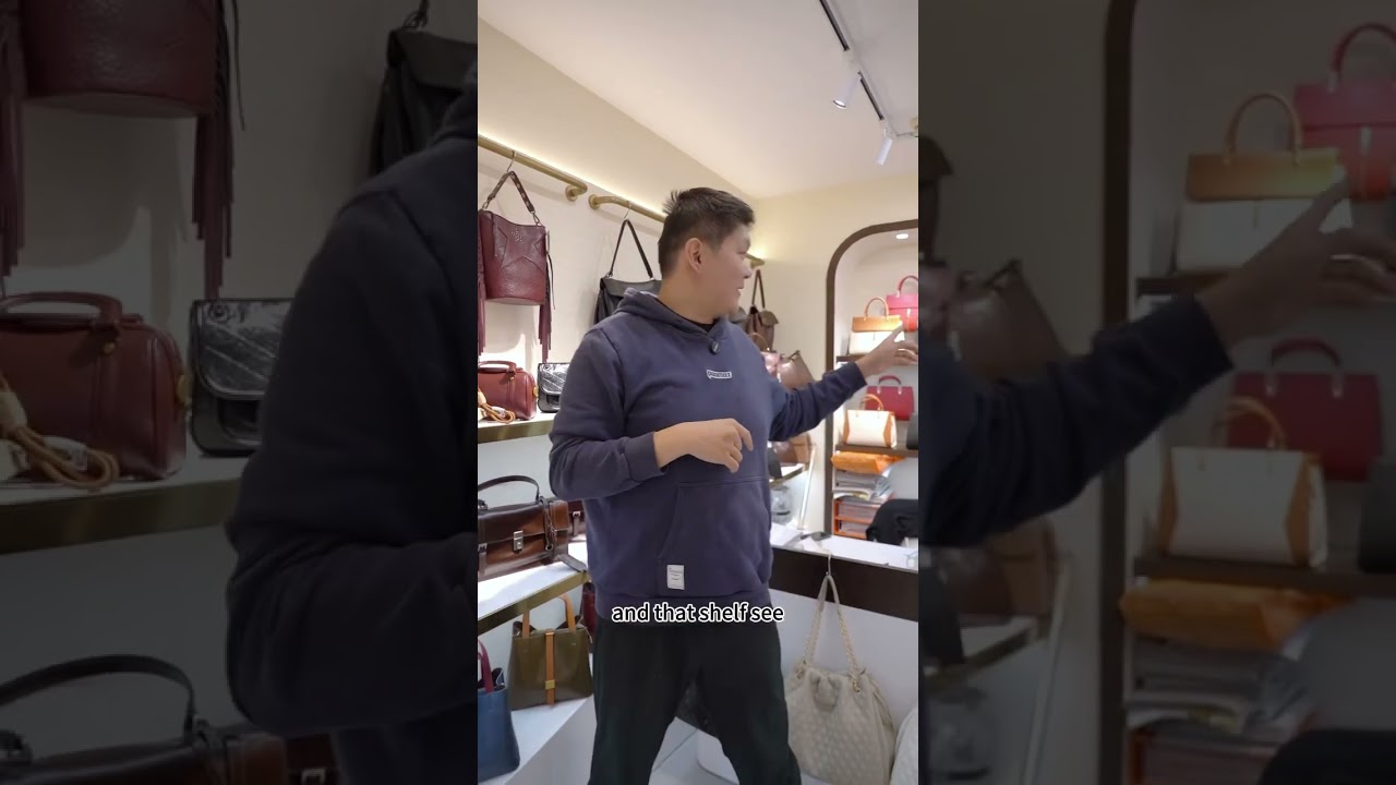 Take you to experience the largest leather bag wholesale market in Guangzhou in my eyes.