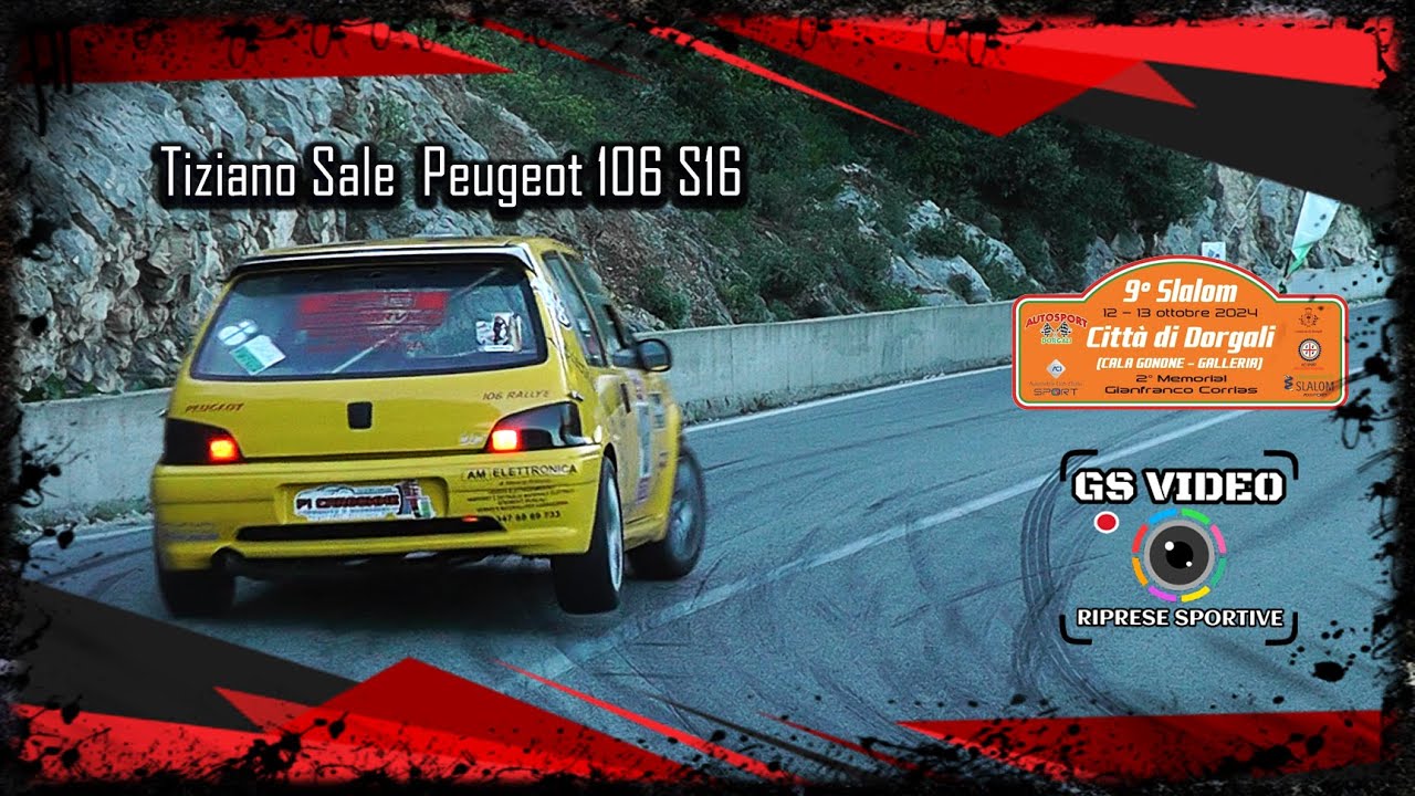 9° Slalom Città di Dorgali 2024 | Tiziano Sale | Peugeot 106 S16