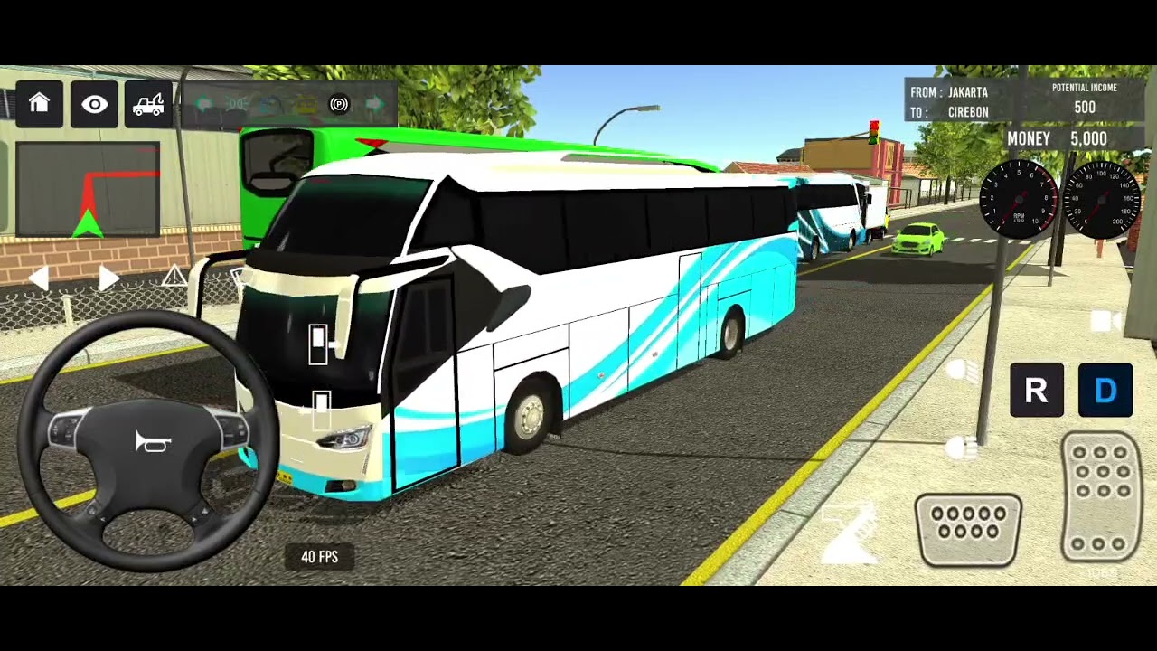 🤫 BUS SIMULATOR INDONESIA || Bus 🚌 Driving 👮 City euro coach bus simulator 🔥-Android Gameplay #2025