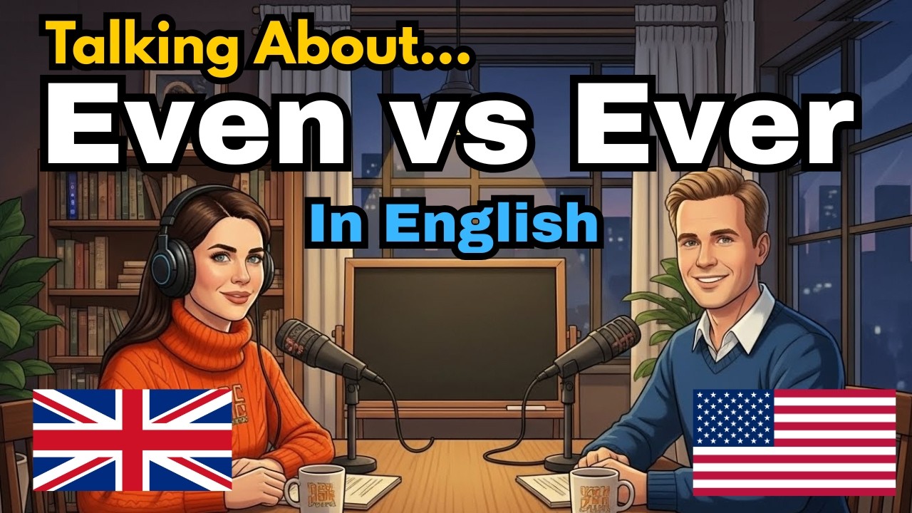How to Talk About Even vs Ever in English | Easy Daily Conversation Practice