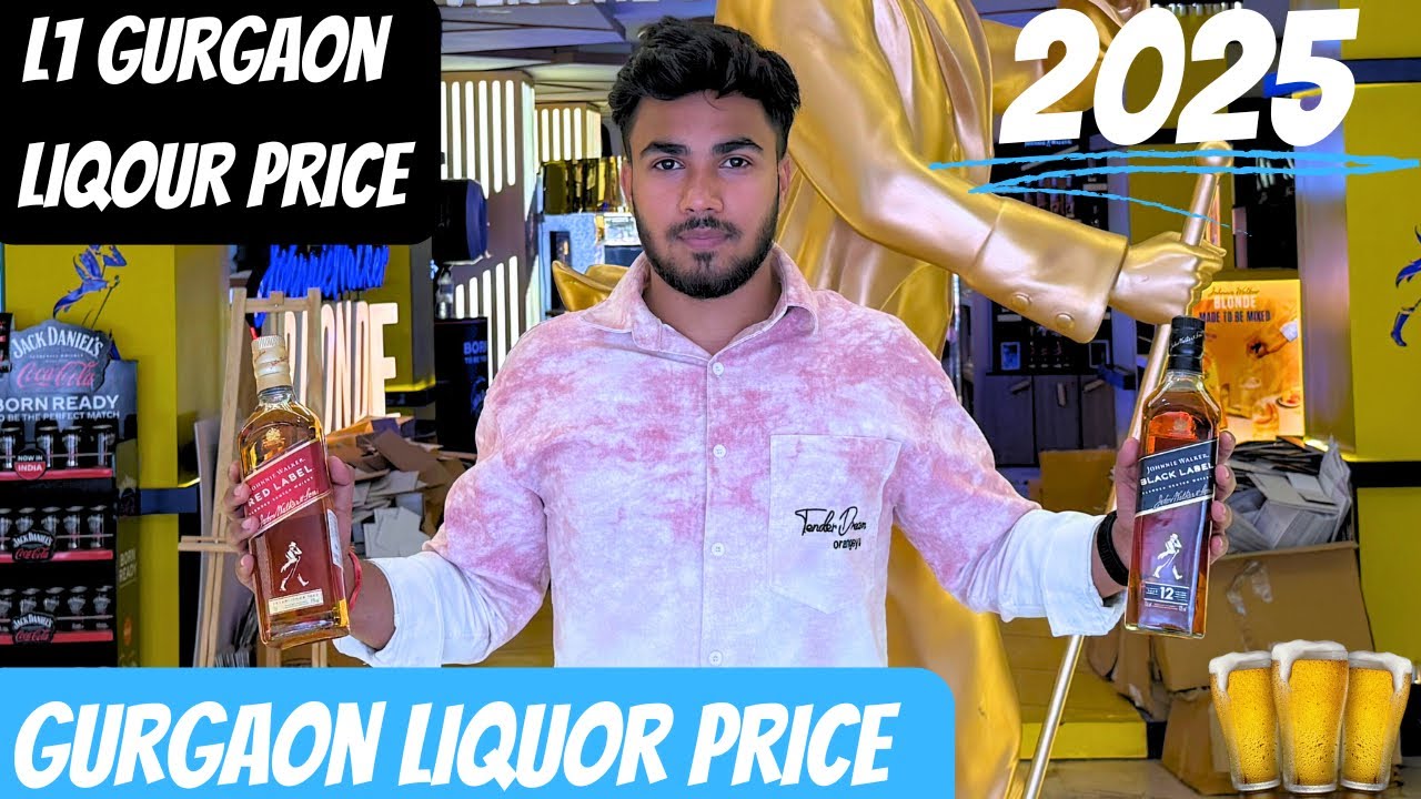 Gurgaon liquor price | sab se sasti Black Label | L1 wine shop