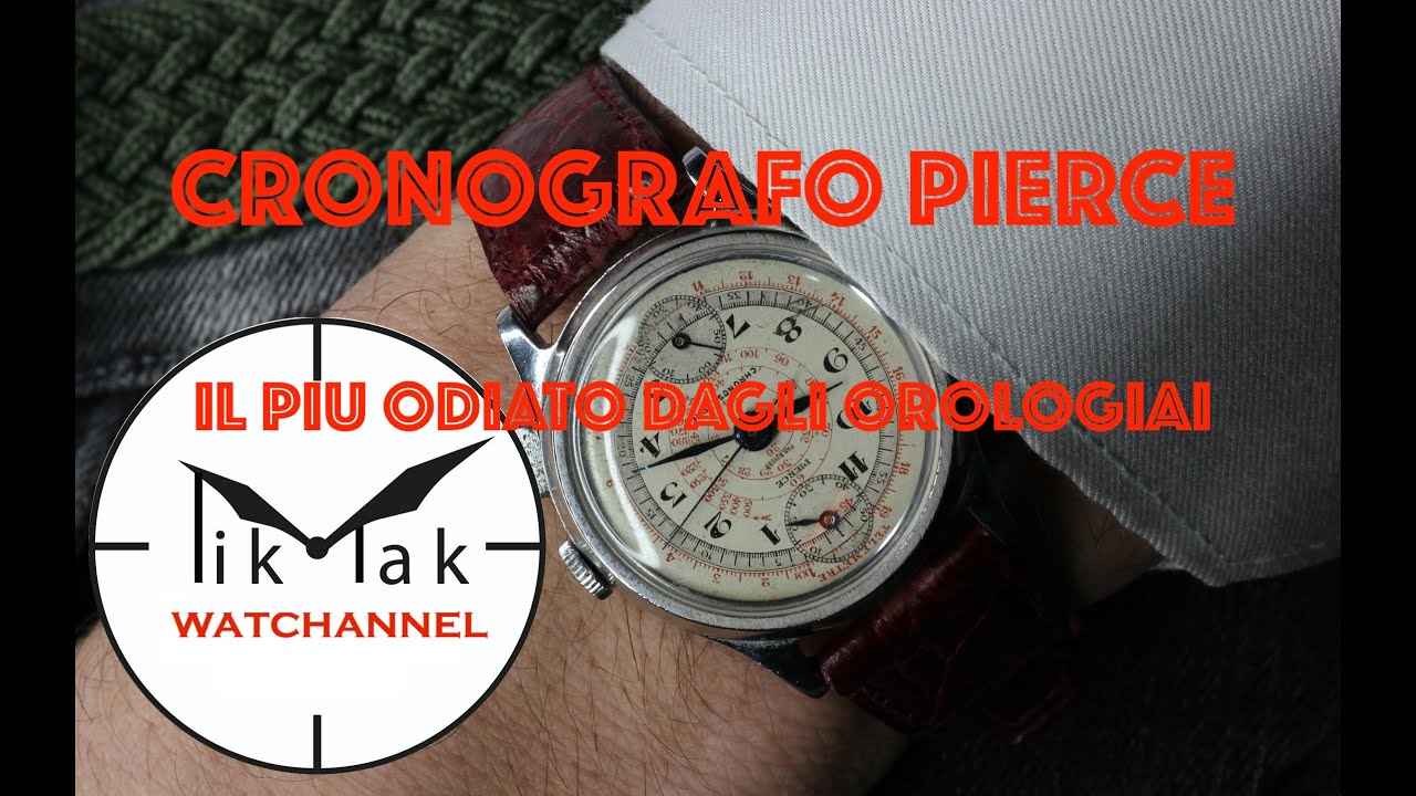 Cronografo Pierce cal. 134. L'orologio piu' odiato dagli orologiai