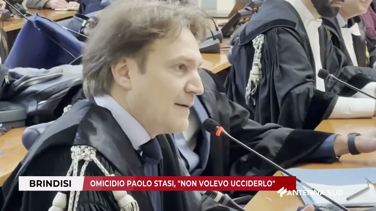 21 GENNAIO 2025   BRINDISI   OMICIDIO PAOLO STASI, ''NON VOLEVO UCCIDERLO''