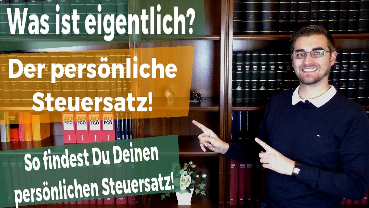 So ermittelst DU DEINEN Steuersatz in Deutschland!