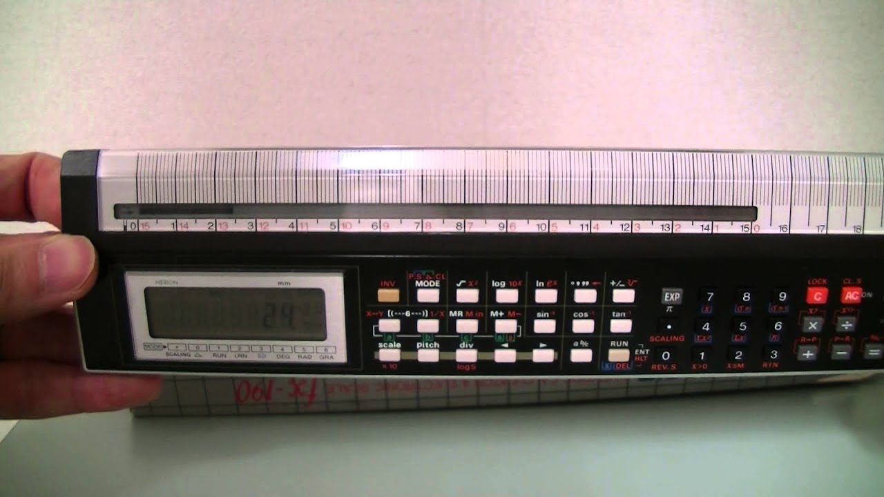 CASIO fx-190 液晶スケール付き関数電卓