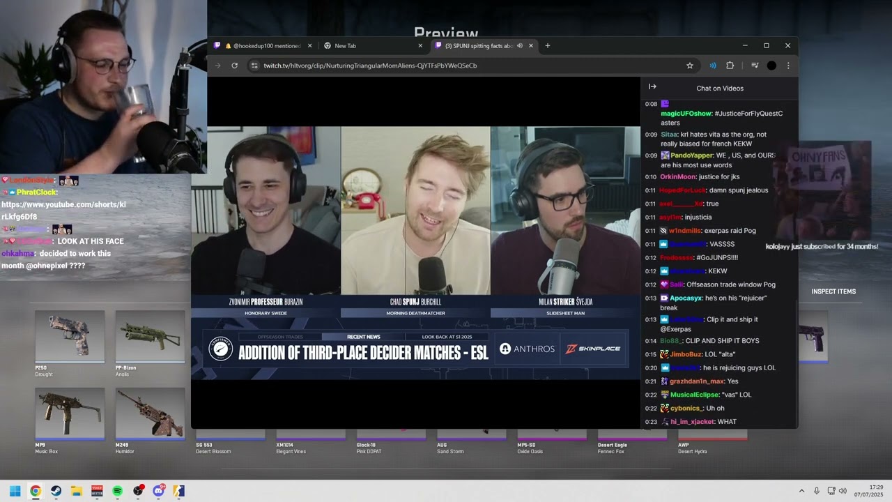 ohnePixel Reacts to SPUNJ calling him Part time streamer