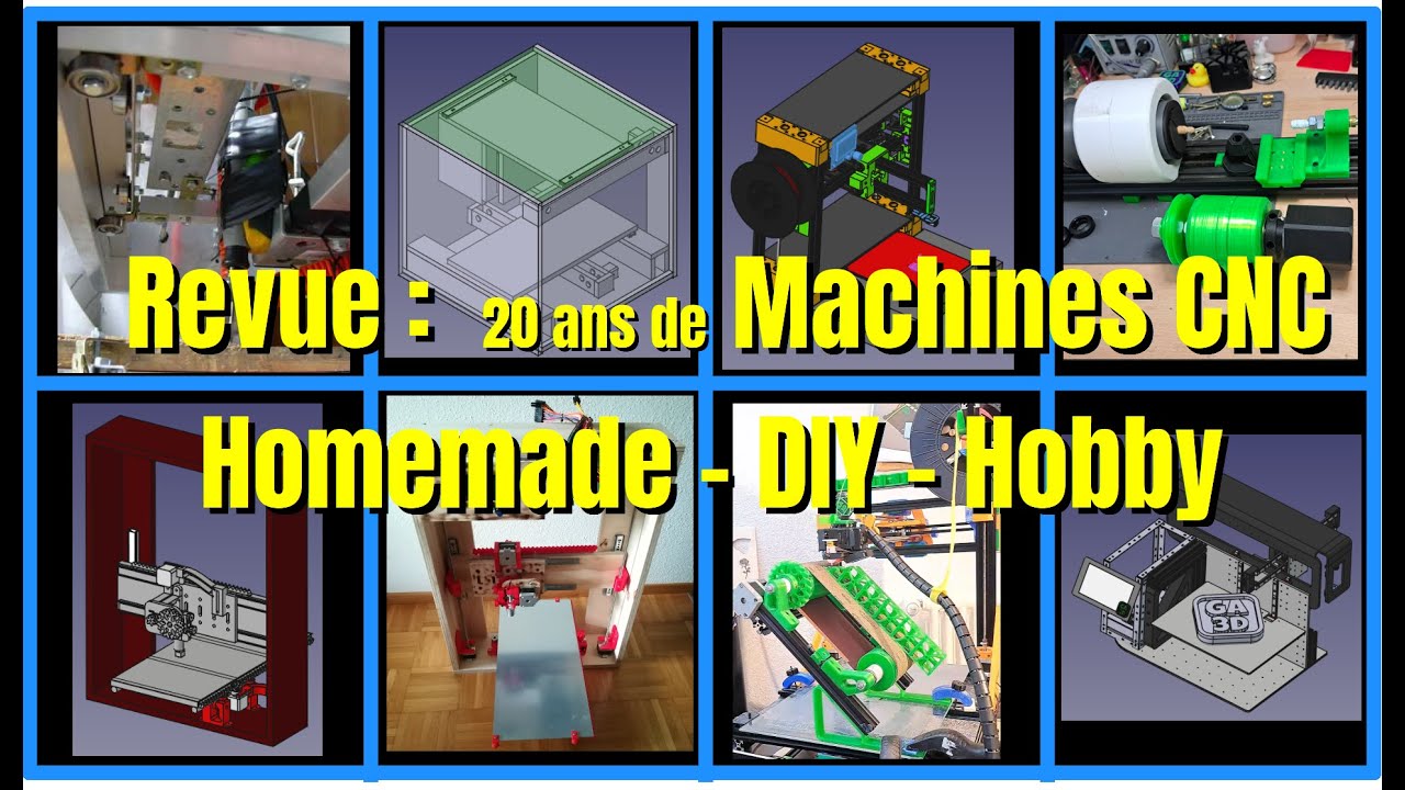 20 ans de machines DIY : ce que m’ont appris la CNC, l’impression 3D et FreeCAD