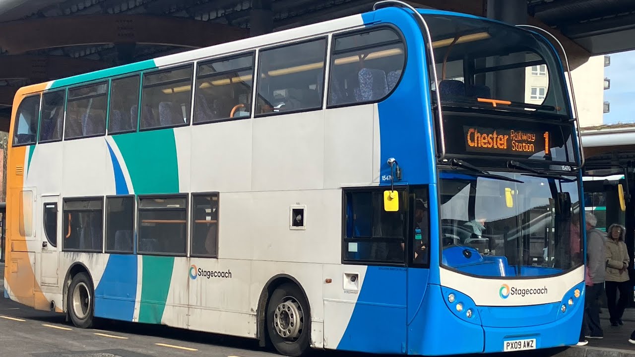 *Good* Stagecoach Merseyside PX08 AWZ - Route 1 