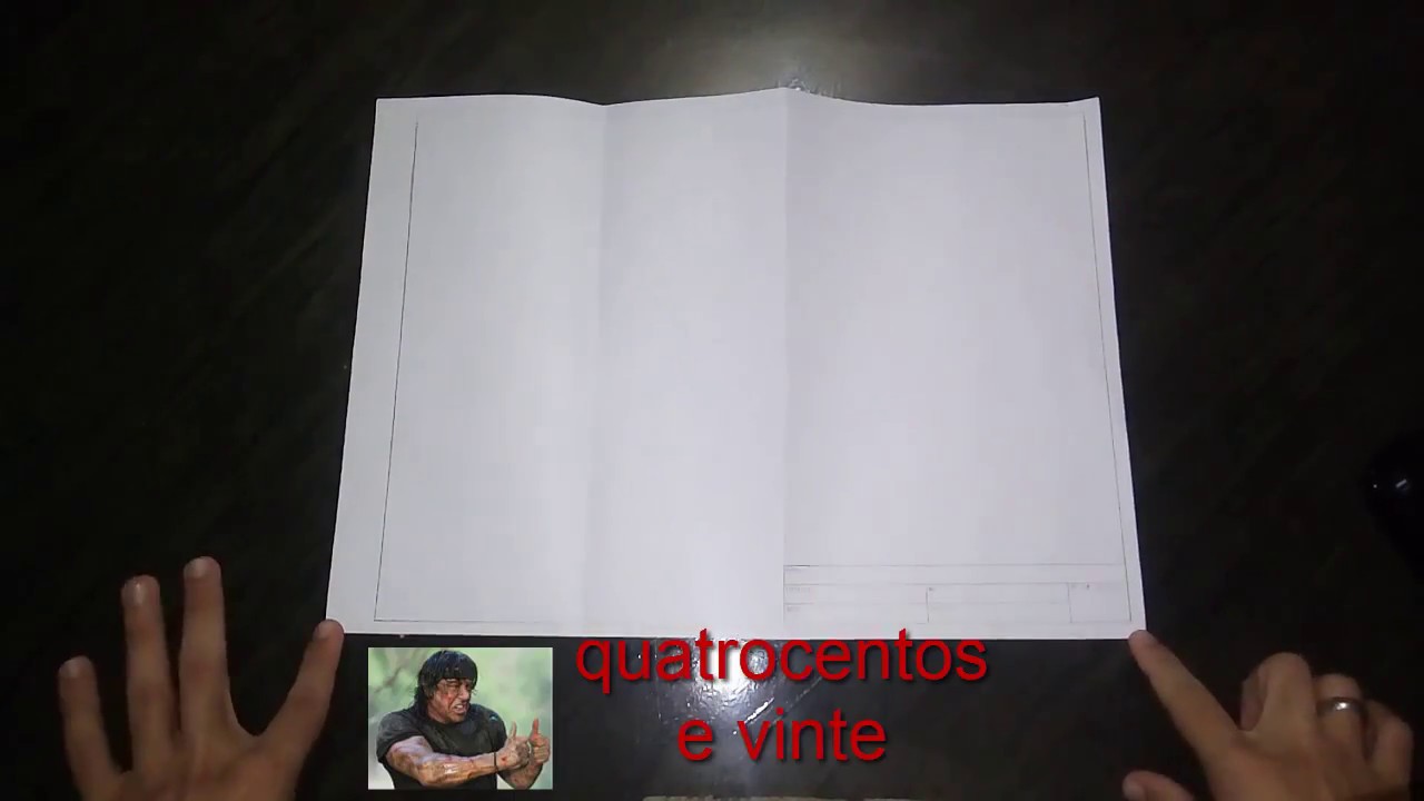 Margem Legenda e DOBRA na A3