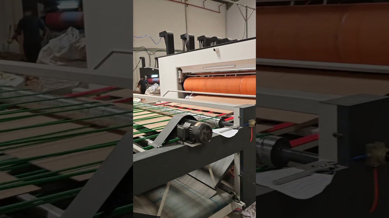📦 High-Speed Flexo Printing Slotting Machine for Corrugated Carton Box Production