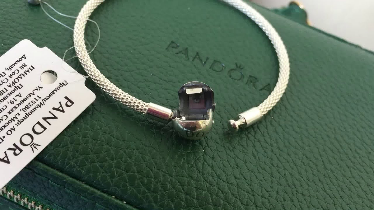 Pandora bracelet - v&ograve;ng mesh - MOMENTS STERLING SILVER MESH BRACELET 596543