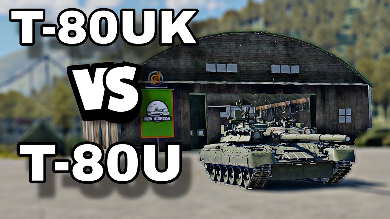 T-80UK VS T-80U Tank Comparison & INSANE Battle - War Thunder Mobile 