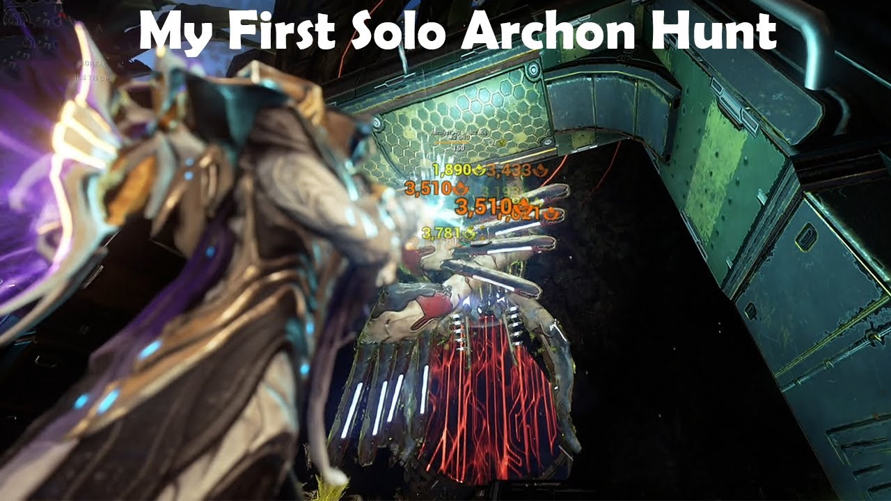 Моя первая одиночная охота на Архона (Бореаль) - Warframe