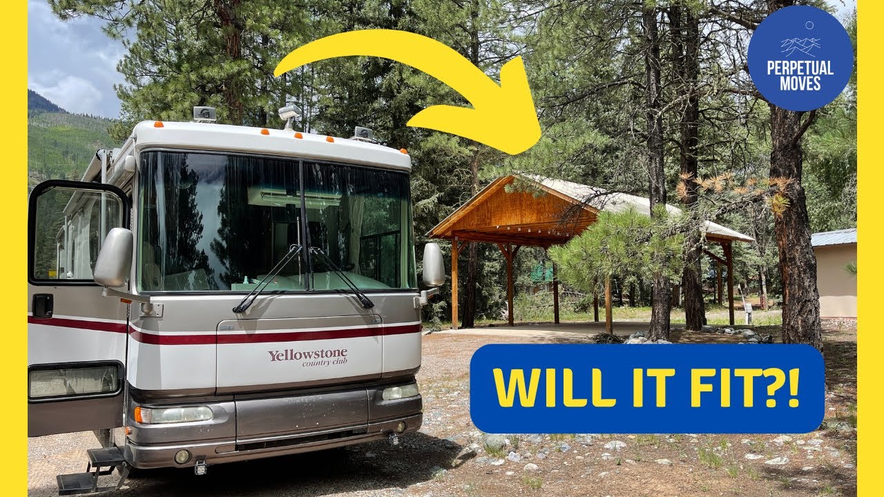 Will the RV Fit Under the RV Cover at Our New RV Home Base Cabin?