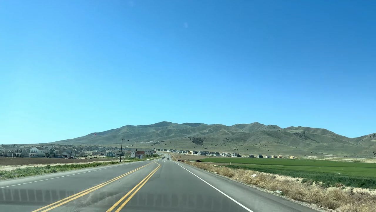 Saturday morning in Saratoga Springs, Utah #foryou #fypシ゚viral #fyp #ldstemple #driving #utahbeauty